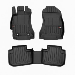 Tappetini per auto Proline 3D compatibili con Subaru Forester IV 2012-2018 su misura in gomma | Tipo Auto: SUV | Set di tappetini premium | Materiale TPE durevole | Bordi più alti